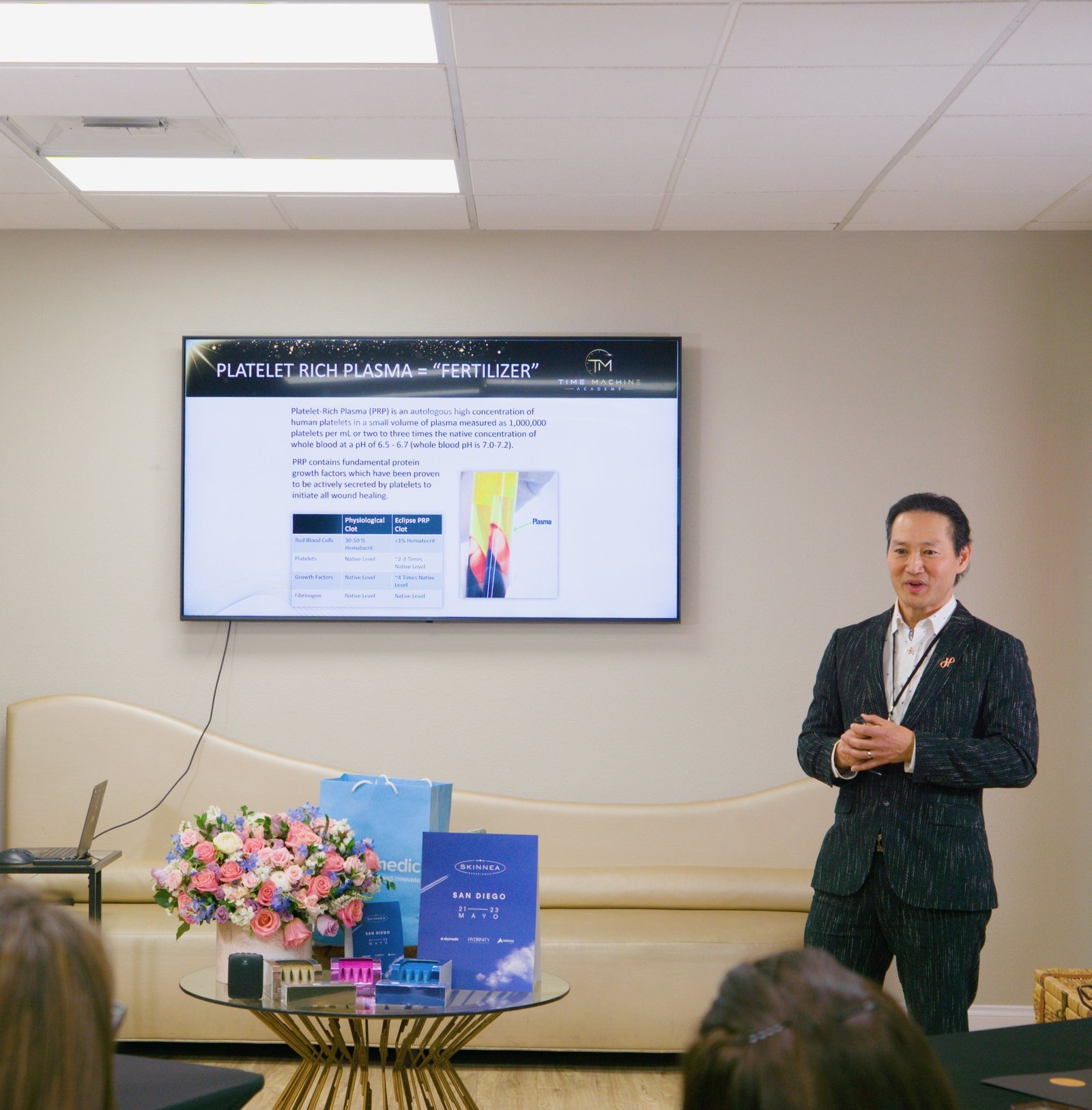 Guest speaker presenting